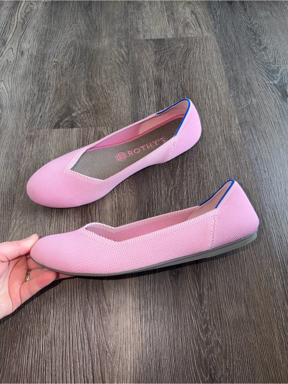 Rothy's Pink Women's Slip-On Pointed Ballet Flats